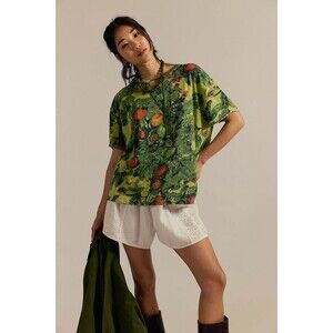 We The Free Sunshade Tee Size XL Tomato Vine Short Sleeve Oversized